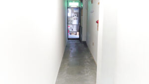 ビル通路